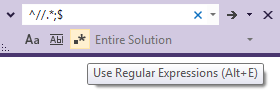 Visual Studio 2012 Search Bar